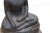 Metal Captivating Metal Buddha With Patinated Finish For Sale - Image 7 of 12