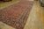 Persian 1840s Red Herati Floral Antique n.w. Persian Gallery Rug 7'6" X 23' Handknotted Wool Carpet For Sale - Image 3 of 14