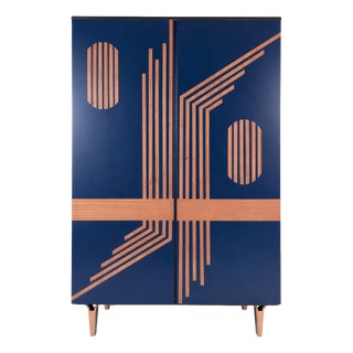 Vintage Wardrobe in Ash by Francisek Mezulanik, 1970s For Sale