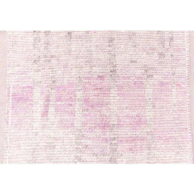 Modern Modern Moroccan Hand-Knotted Runner by Doris Leslie Blau For Sale - Image 3 of 8