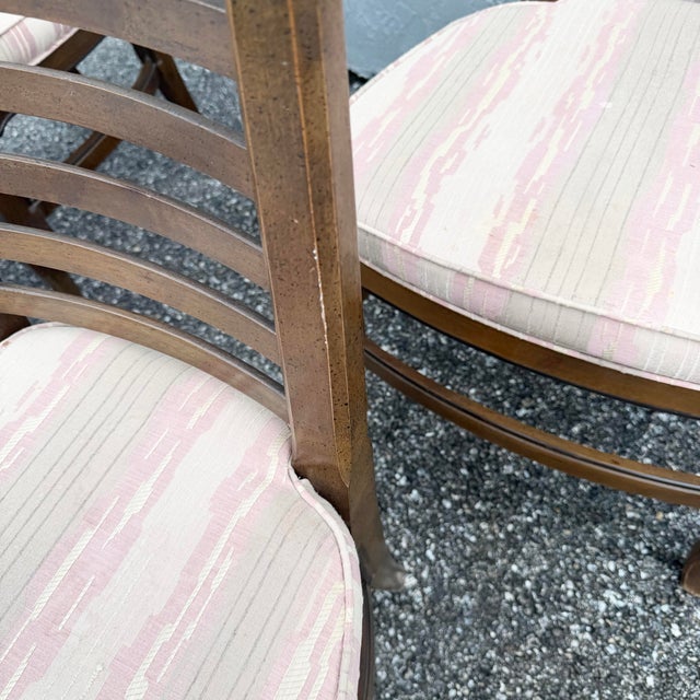 Wood Vintage “Esperanto” High Back Dining Chairs by Drexel - Set of 4 For Sale - Image 7 of 11