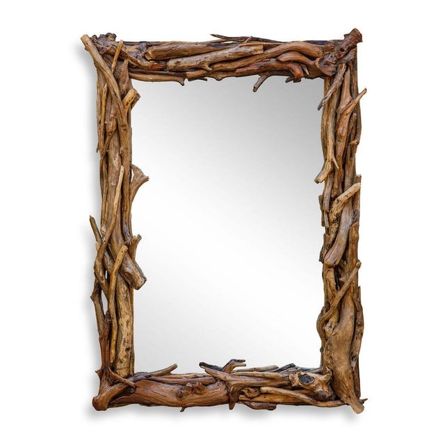 Not Yet Made - Made To Order Rustic Branch Mirror For Sale - Image 5 of 6