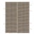 Rug & Kilim’s Accent Kilim, Square Rug in Textural Gray, Cream and Beige Stripes For Sale