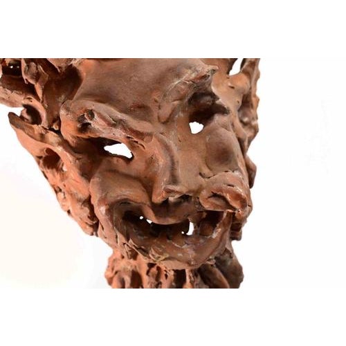 Sirio Pellegrini, Modern Satyr Terracotta Sculpture, 1960s, Terracotta For Sale - Image 4 of 5