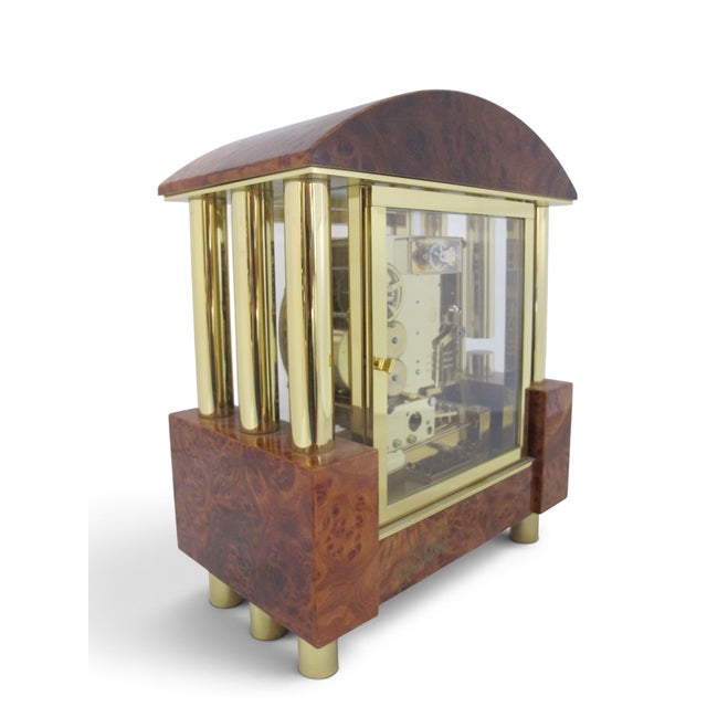 Paint Kieninger German Mantel Clock 9 Jewel Triple Chime Jm13 Movement For Sale - Image 7 of 18