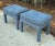 Pair of Pillow Top Ottomans in Kravit Fabric For Sale - Image 4 of 12