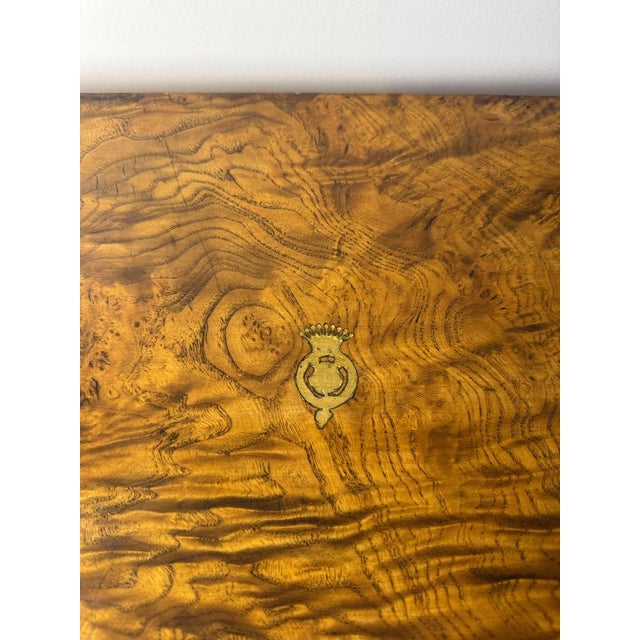 Walnut Burl Travel Desk, 19th Century For Sale - Image 6 of 18