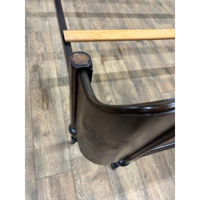 Brown Vintage French Louis XV Full Size Bed Frame For Sale - Image 8 of 12