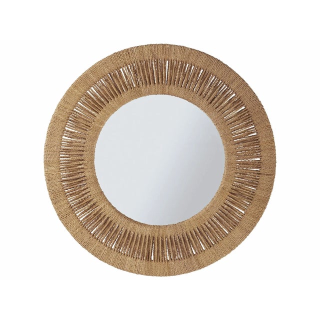 Coastal Shoreline Coca Plum Mirror, Beige For Sale - Image 3 of 3