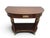 An elegant and highly decorative French Empire demilune console table, distinguished by its refined proportions and rich...