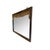 Asian 1960s' Vintage Mirror is made out of elm wood. It is all hand carving with golden hand carving panel at the top. It...