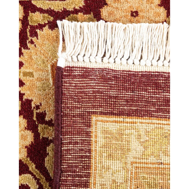 2000 - 2009 Mogul, One-of-a-Kind Hand-Knotted Area Rug - Red, 8' 2" x 10' 0" For Sale - Image 5 of 8