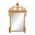 Vintage French Louis XVI Neoclassical Gilt Wall Hanging Mirror Mirror Fair 56" For Sale