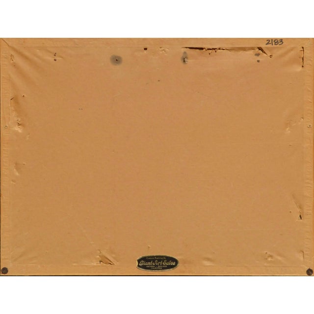 1960s Mid-Century California Mission Landscape Watercolor Painting, Framed For Sale - Image 4 of 6