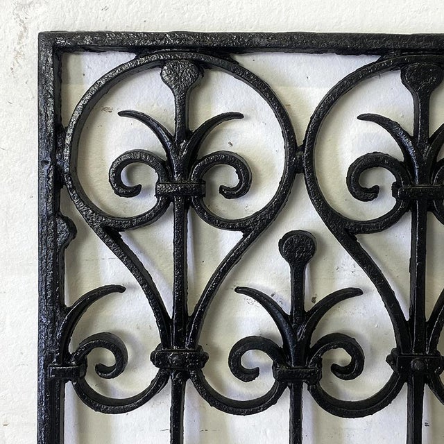 Antique Cast Iron Grill For Sale - Image 4 of 8