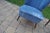 Set of Blue Cocktail Chairs, 1950s For Sale - Image 4 of 11