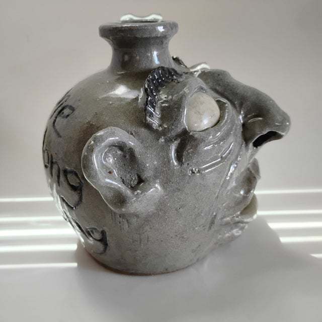 Stephen Hawks Face Jug "I Come From a Long Line of a Long Line"." For Sale In Atlanta - Image 6 of 8