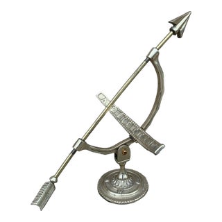 Late 20th Century Classical Brass Armillary Sphere Garden Sculpture on Stand, English Estate Style For Sale