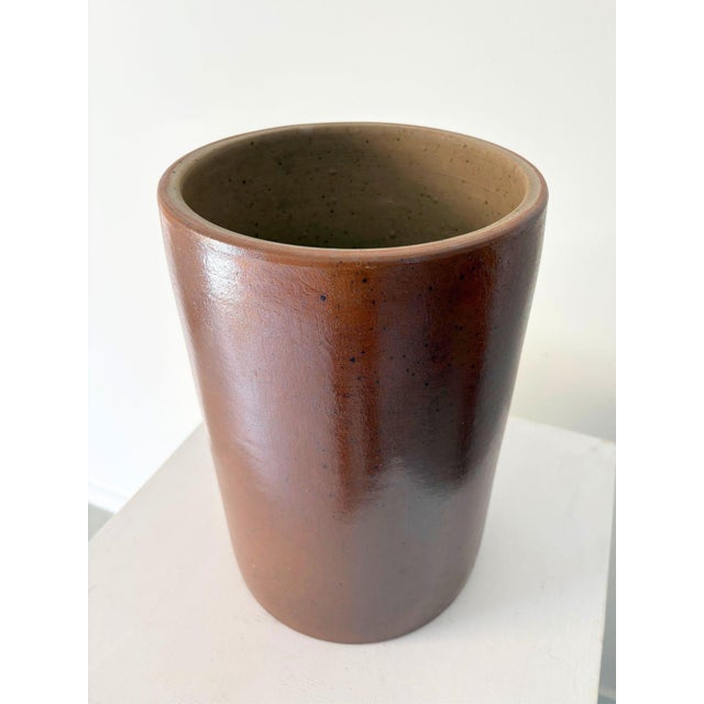 Contemporary Minimalist Studio Pottery Vase, France, 1970s For Sale - Image 3 of 8