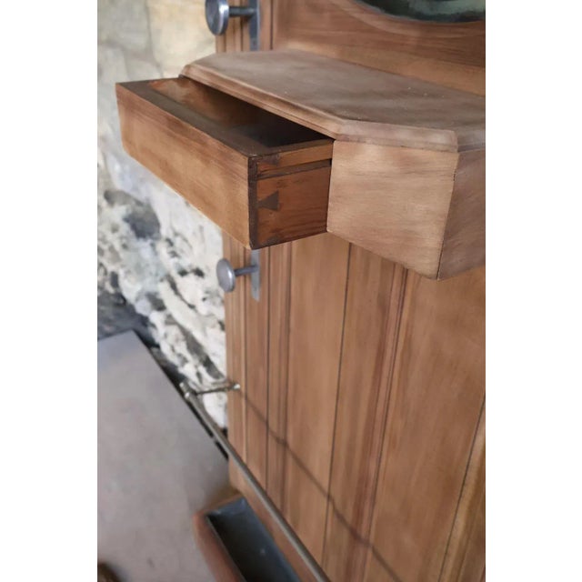 1950s Antique Art Deco Walnut Coat Rack, 1950s For Sale - Image 5 of 13