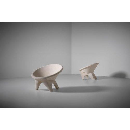 Concrete Sphere Chairs, Italy, 1960s, Set of 2 For Sale - Image 9 of 11