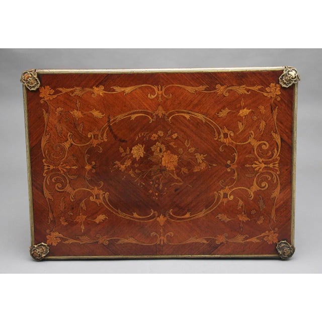 Brown 19th Century Kingwood Card Table For Sale - Image 8 of 16