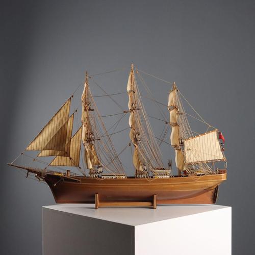 Wooden Sailing Ship Model For Sale - Image 13 of 13