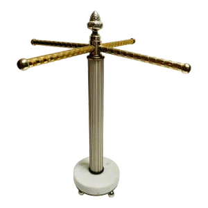 1960s Mid Century Hollywood Regency Necklace Stand on Marble Base