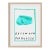 December Turquoise Birthstone Print by Tatiana Alida For Sale