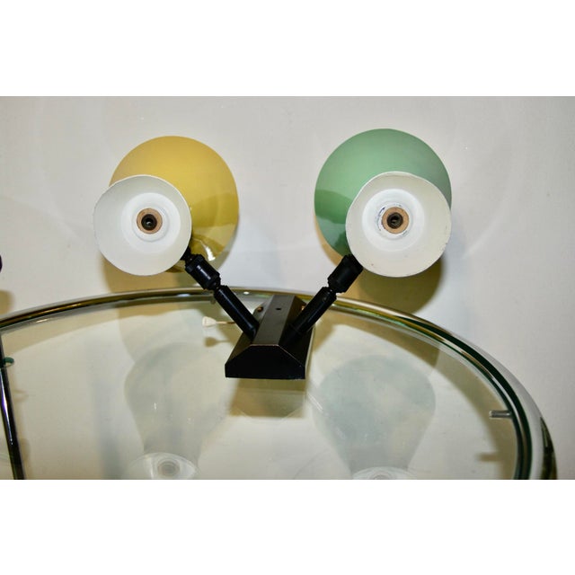 Articulated Double Diabolo Wall Light by Robert Mathieu, France, 1950 For Sale - Image 4 of 9