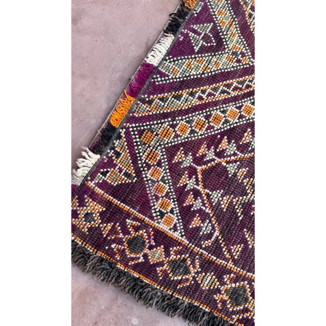 Collector Moroccan Beni M'Guild Rug - 12.3 X 6.7 Ft For Sale - Image 4 of 8