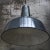 Vintage Industrial Blue Enamel Pendant Light For Sale - Image 4 of 5