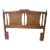 1970s Vintage Contemporary Wood Queen Headboard Augusta Staunton Pecan For Sale