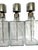 Vintage Mid-Century Etched Glass & Chrome Liquor Dispenser Bar Bottles — Set of 6 For Sale In Jacksonville, FL - Image 6 of 13