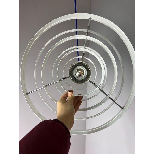 White Fibonacci Pendant Lamp by Sophus Frandsen for Fog & Mørup For Sale - Image 9 of 11