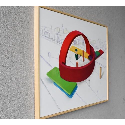 Contemporary María Magán Lampón, Cityscape, 2026, Acrylic For Sale - Image 3 of 13