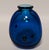 Japanese Sharon Fujimoto Studio Art Glass Vase – Deep Blue With Geometric Inclusions For Sale - Image 3 of 11
