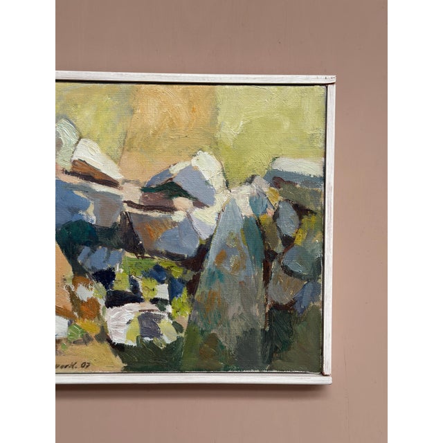 Rolf Ingvar Karlsson, Stenmur På Alvaret, 1950s, Oil on Canvas, Framed For Sale - Image 14 of 18