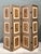 Wood Vintage Painted Harlequin Wood Folding Screen For Sale - Image 7 of 18