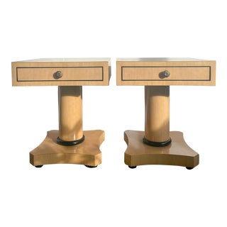 Late 20th Century Hollywood Regency Side Tables by Enrique Garcel - Set of 2 For Sale