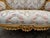 Wood 1970 French Louis XVI Gold Beech Damask Settee 1pc For Sale - Image 7 of 12