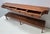 Vintage Entryway Set of Wall Mirror, Walnut Console and Bench, Italy, 1959, Set of 3 For Sale - Image 16 of 18