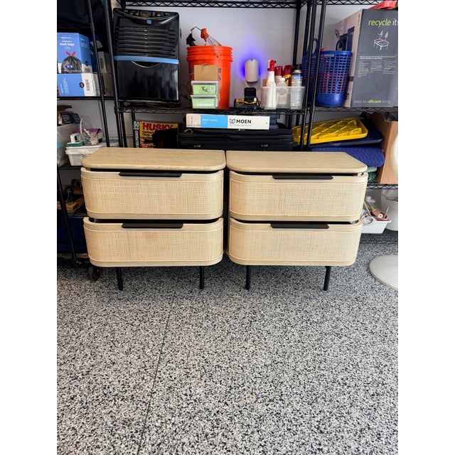 Pair Mandalay Cebu Nightstands For Sale In Washington DC - Image 6 of 9
