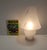 Made in Italy, 1970s. It is made in Murano glass with a pink marble effect. This lamp might show slight traces of use...