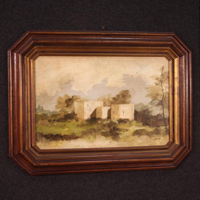 1960s Italian Artist, Landscape, 1960, Oil on Board For Sale - Image 5 of 16