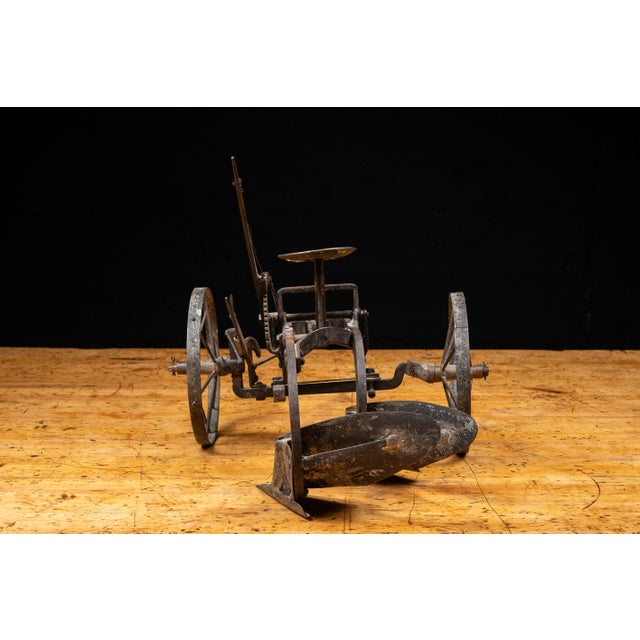 Industrial Francis Mecum 1891 Walking Plow Salesman Sample With Museum Display For Sale - Image 3 of 18