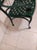 Vintage Cast Iron Patio Bench Lattice Design Green Mid Century Modern For Sale - Image 10 of 14