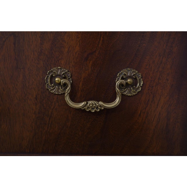 Henkel Harris Mahogany Tall Wardrobe Chifferobe Armoire For Sale - Image 13 of 18