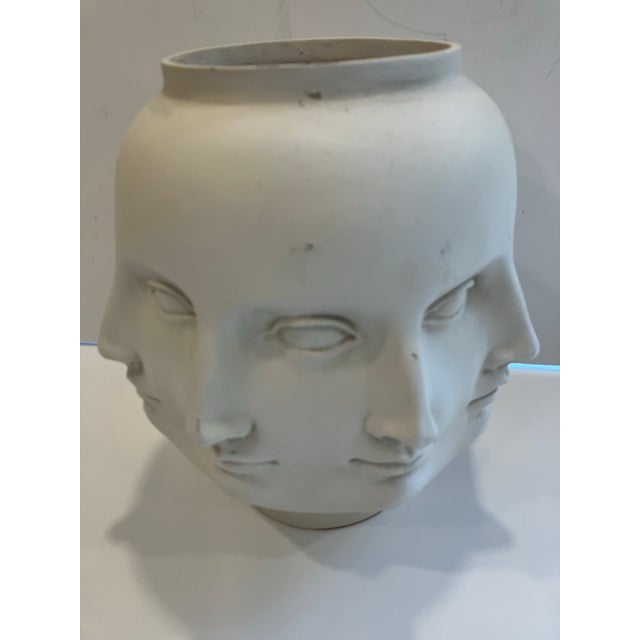 Inspired by Fornasetti this vase was made for the Vitruviian Collection for TMS Dated 2005 it is hard to believe it is 20...
