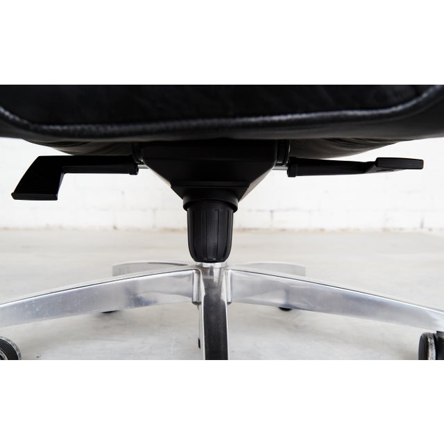 Black Vintage Executive Swivel Chair by Otto Zapf for Topstar For Sale - Image 8 of 13